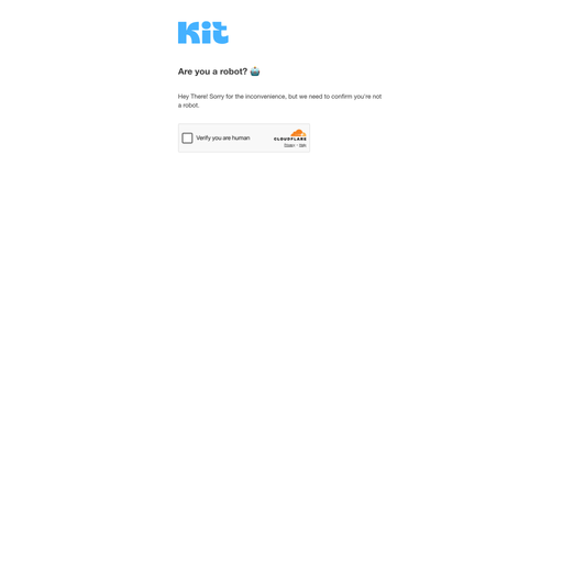 kit.com homepage in August 2026